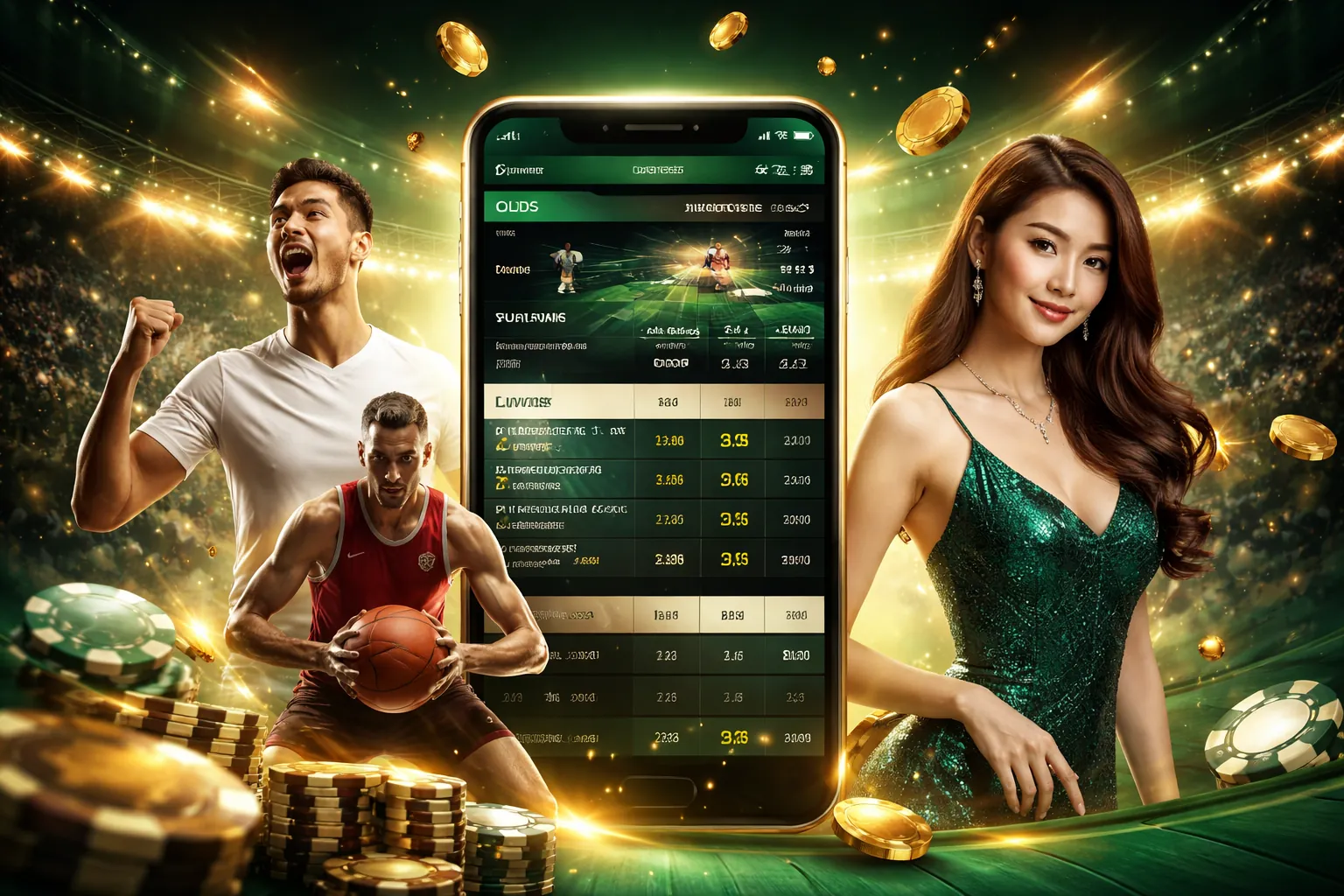 Bàn Baccarat sang trọng tại 789king pg